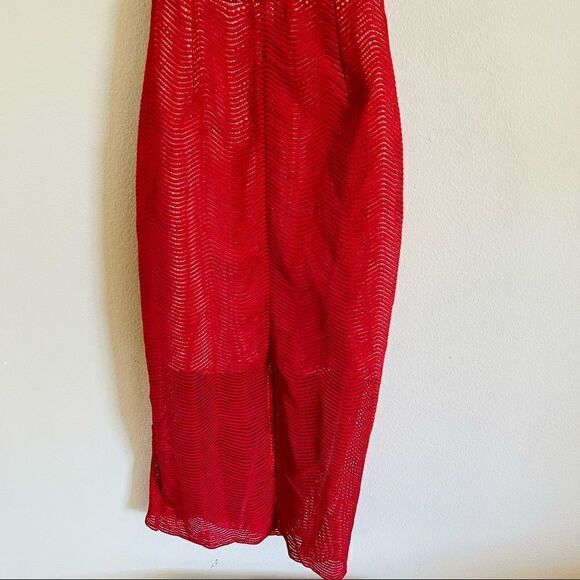 KEEPSAKE WOMEN'S Red Ochre Think Twice Lace Dress Size Small NWT - Picture 3 of 13